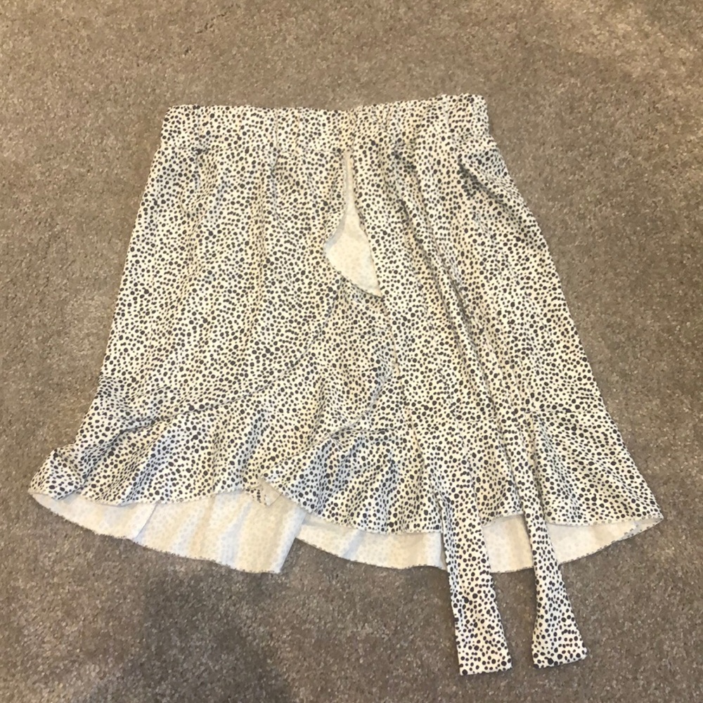 Dalmatian print skirt